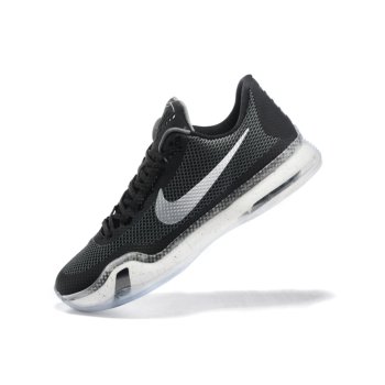 2020 Nike Kobe 10 Black White-Silver Shoes